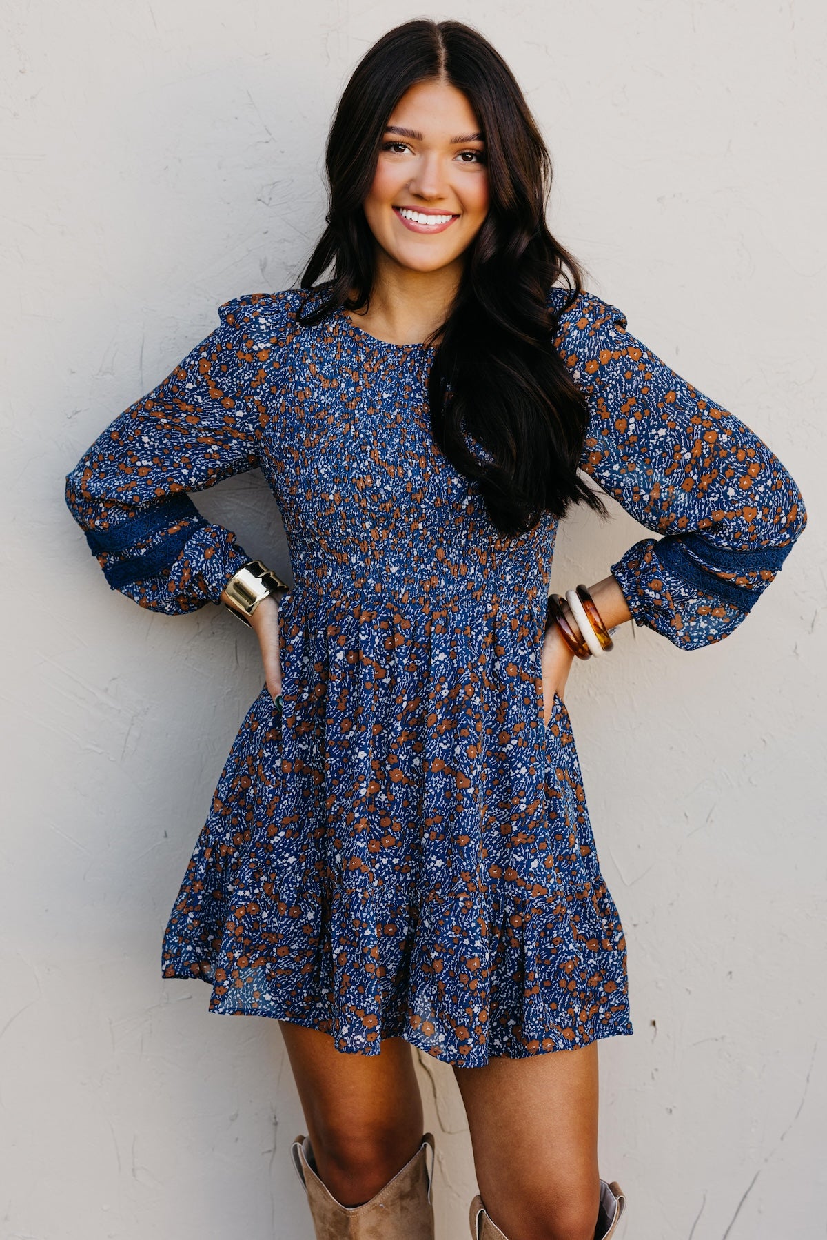The Jonah Smocked Mini Dress