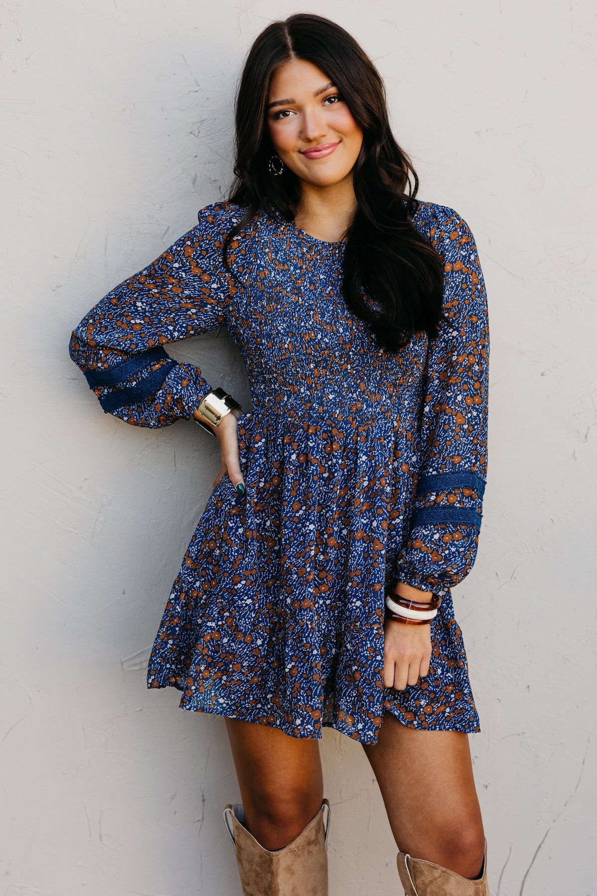 The Jonah Smocked Mini Dress