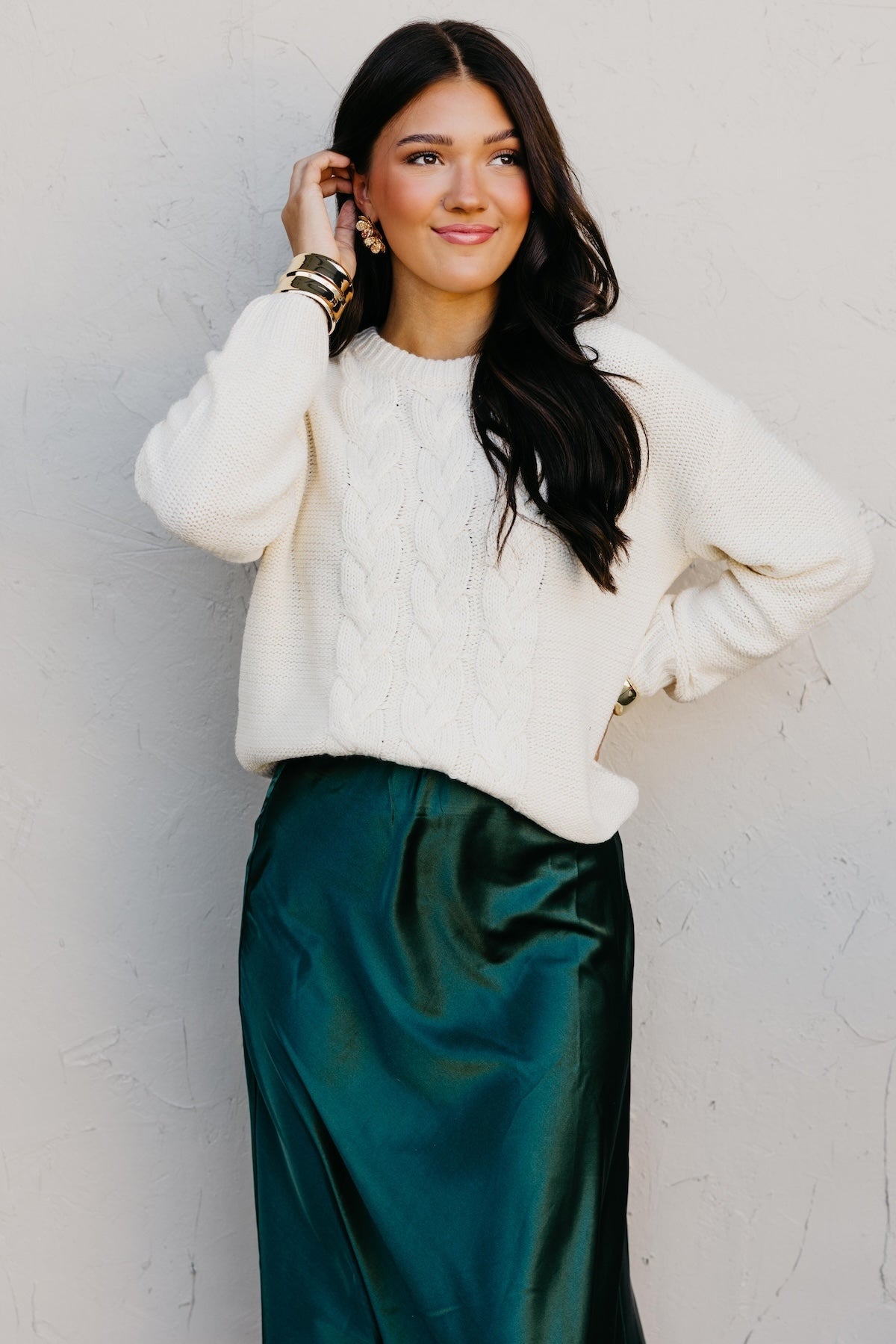 The Wanda Cozy Cable Sweater