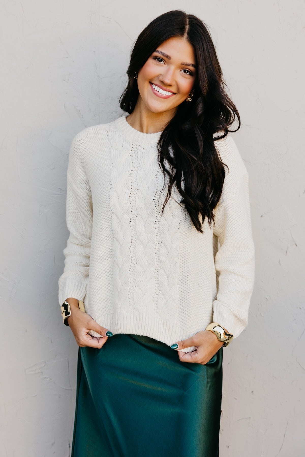 The Wanda Cozy Cable Sweater