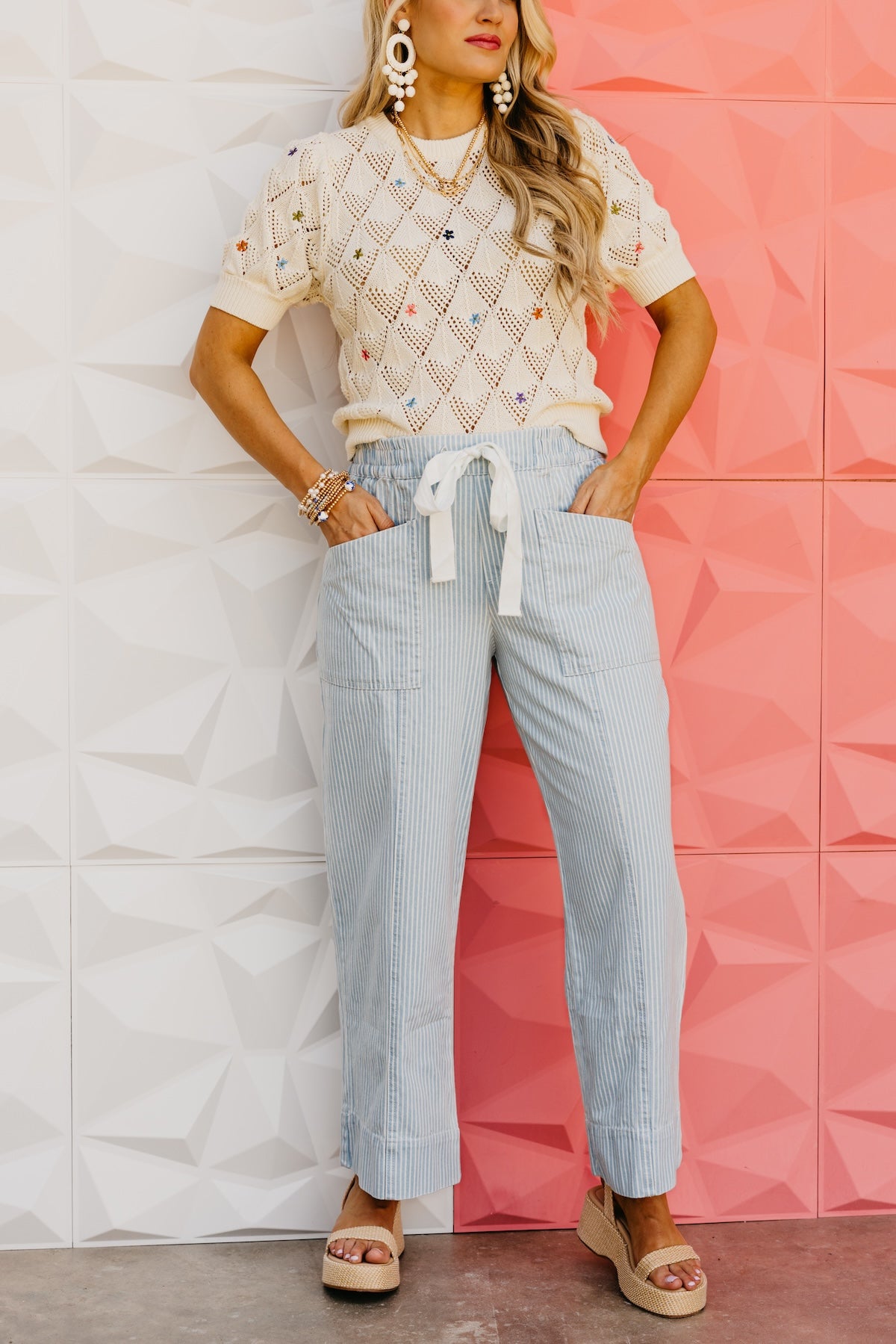 The Nehemiah Pinstripe Pants