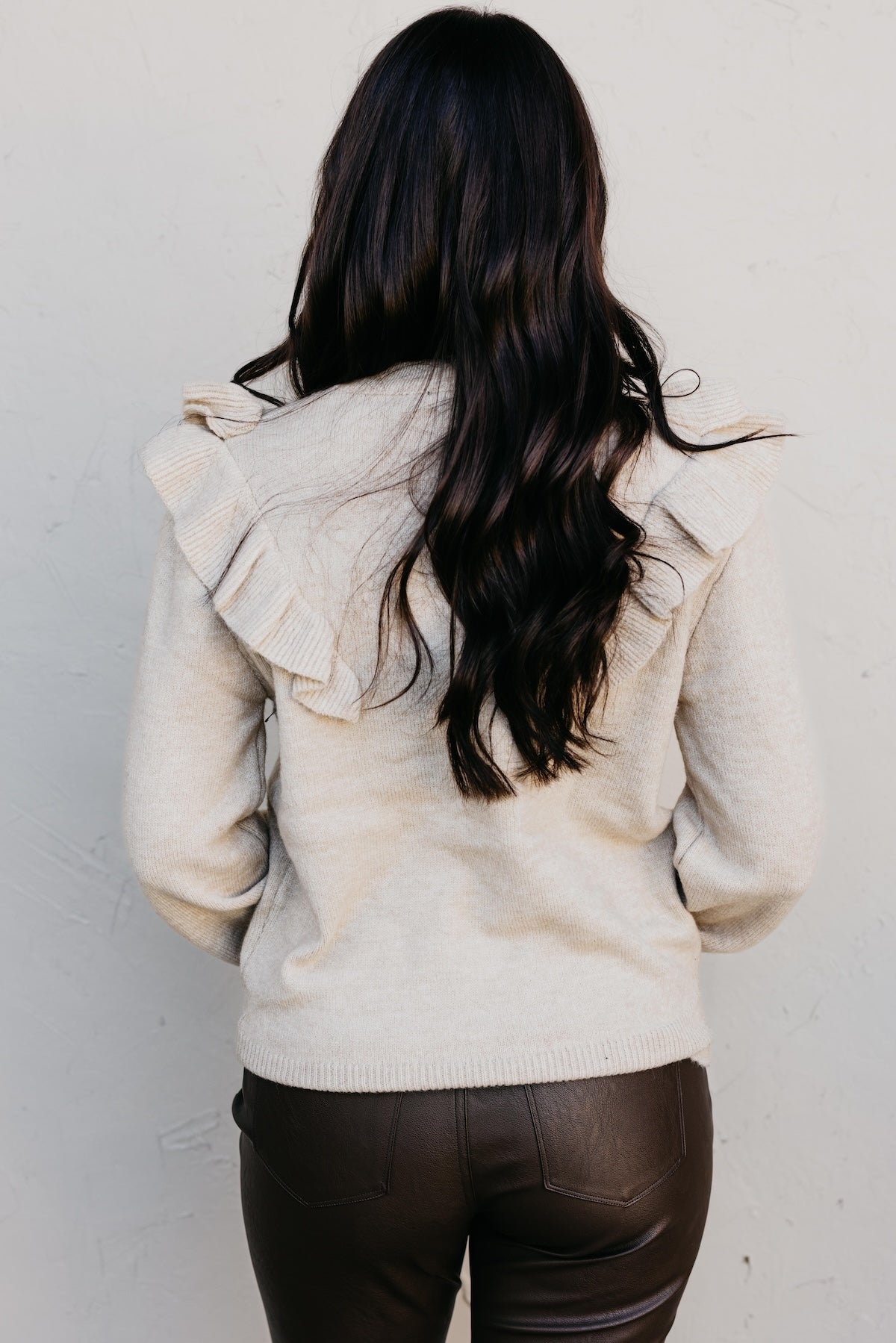 The Tammie Ruffle Sweater