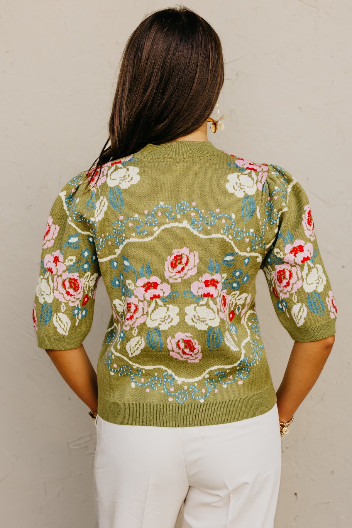 The Addisyn Floral Sweater Top