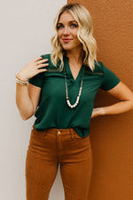 The Noor Eyelet Trim Top
