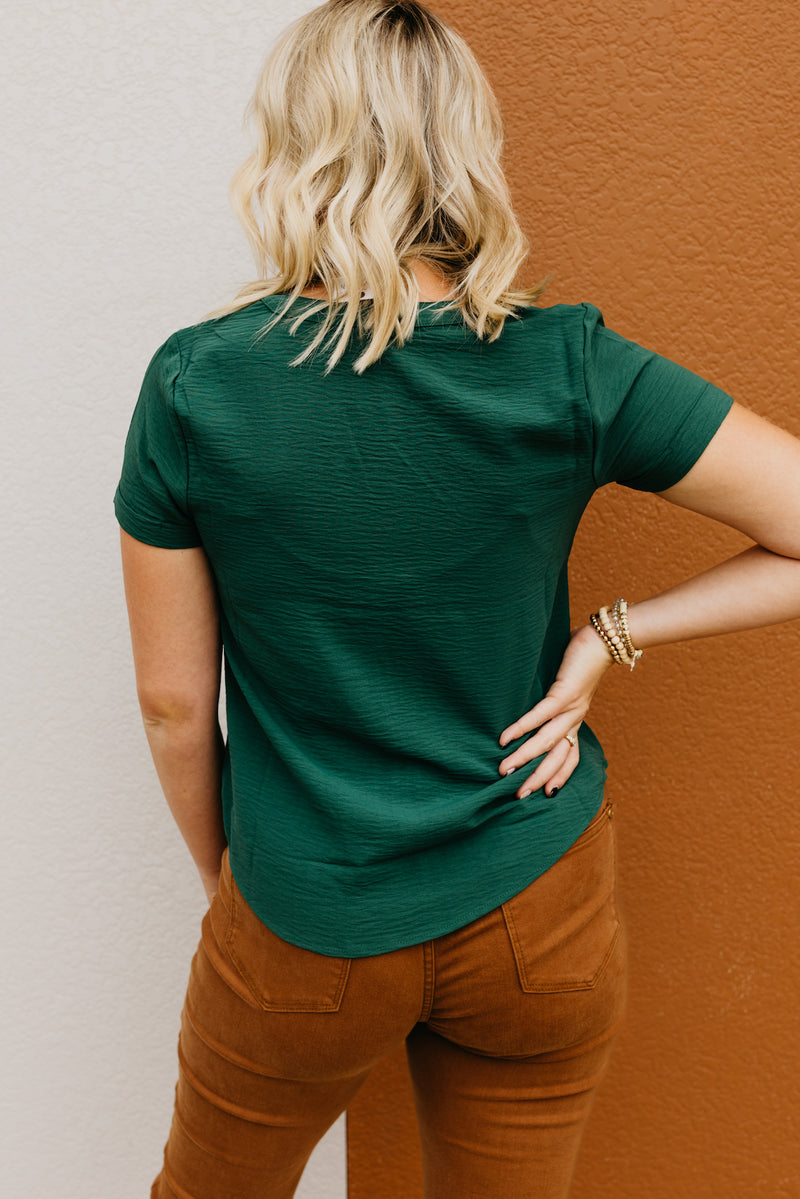 The Noor Eyelet Trim Top