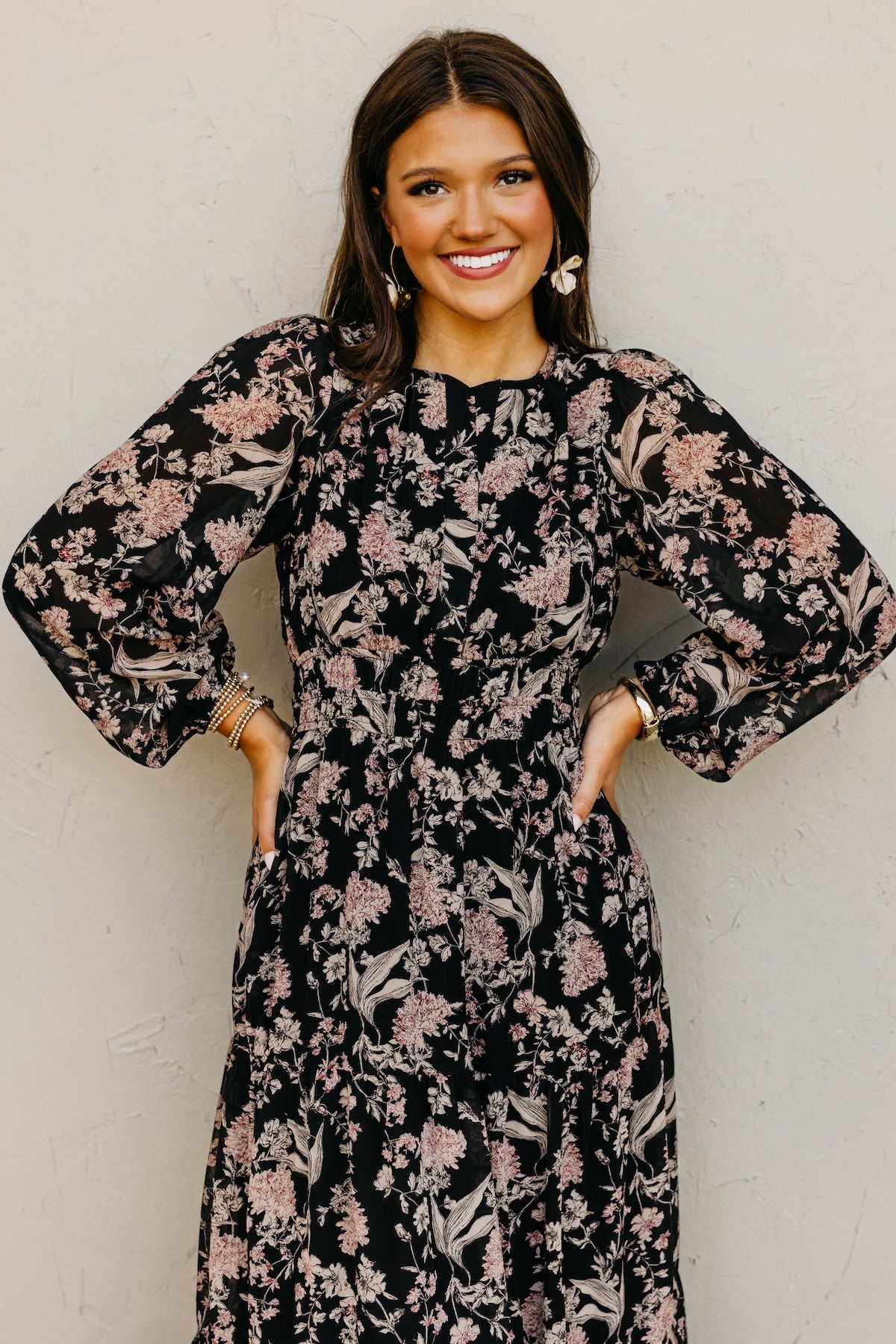 The Maren Floral Tiered Maxi Dress