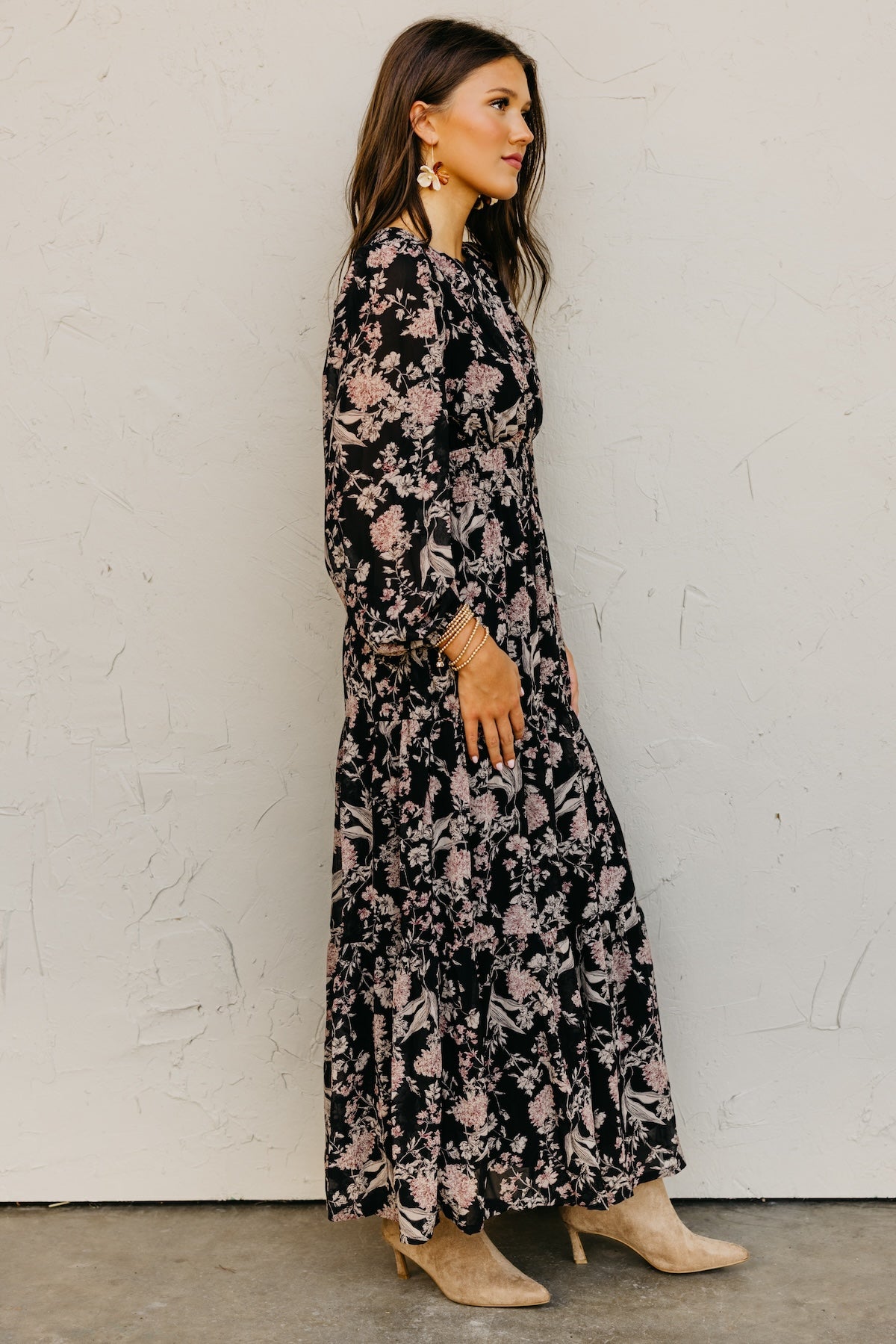 The Maren Floral Tiered Maxi Dress