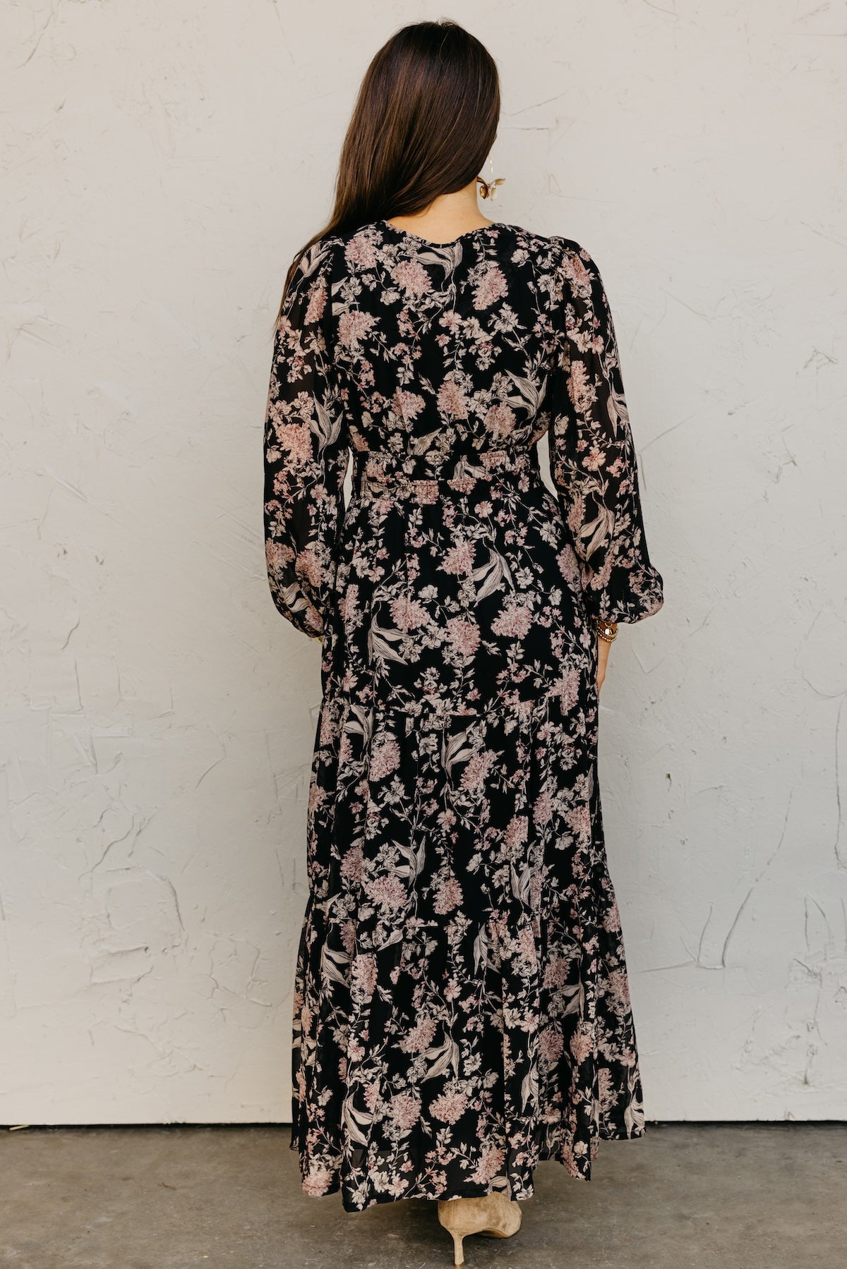 The Maren Floral Tiered Maxi Dress
