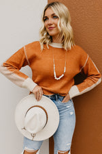The Joselyn Reverse Seam Block Sweater