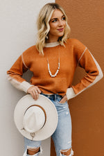 The Joselyn Reverse Seam Block Sweater