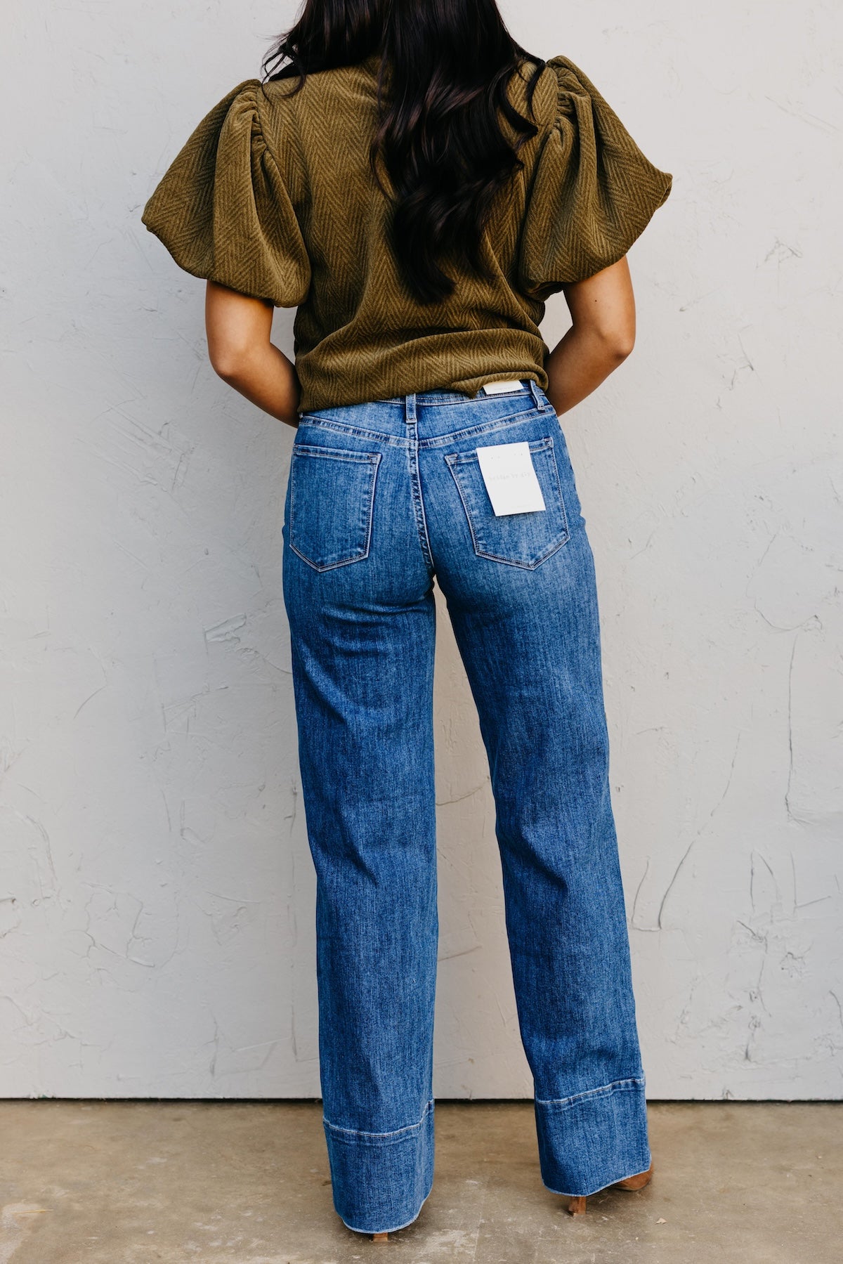 Bridge by Gly by Vervet Denim | High Rise A-Line Wide Leg Denim