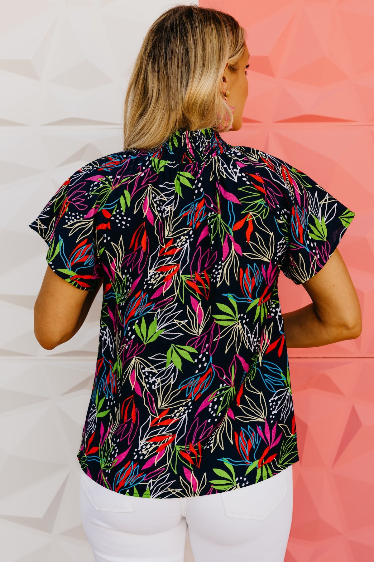The Daphne Tape Trim Blouse