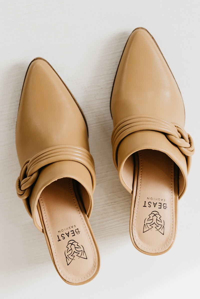The Hazel Knotted Mule