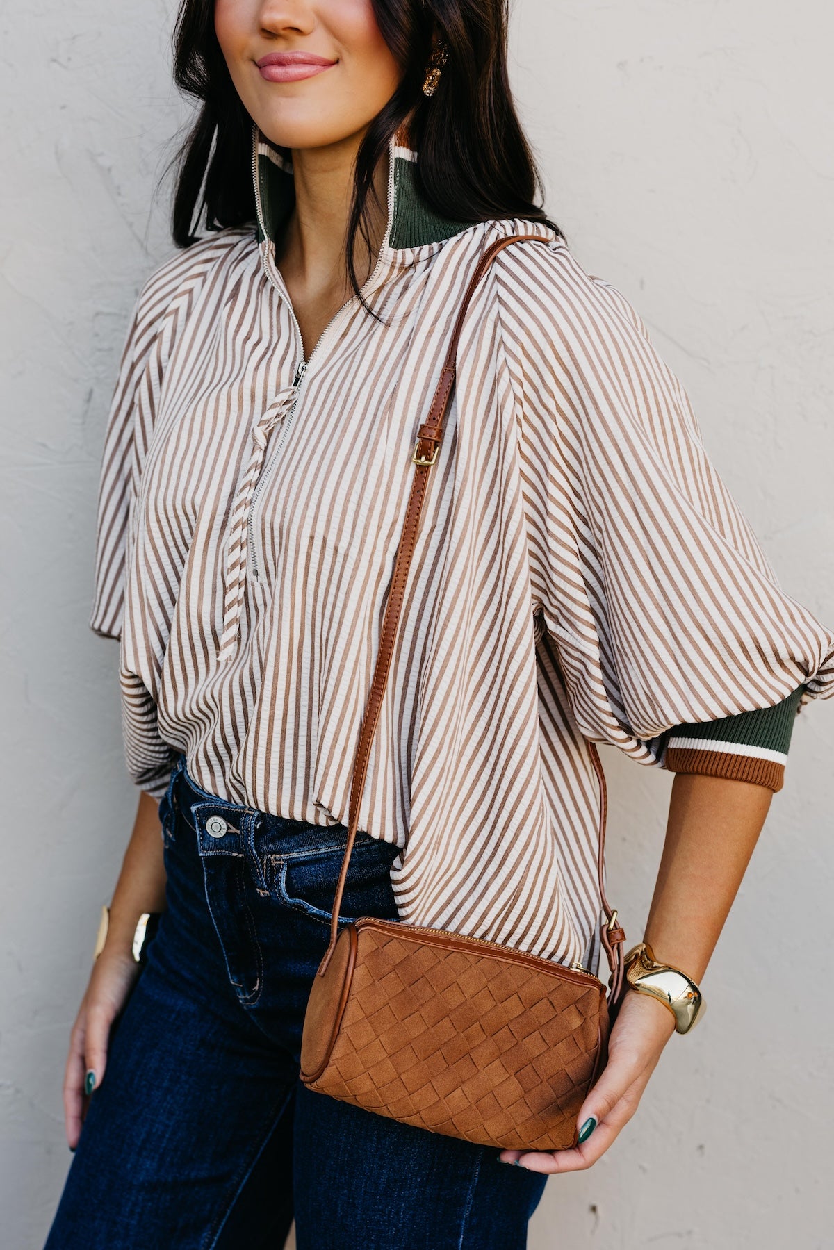 The Selah Woven Shoulder Bag