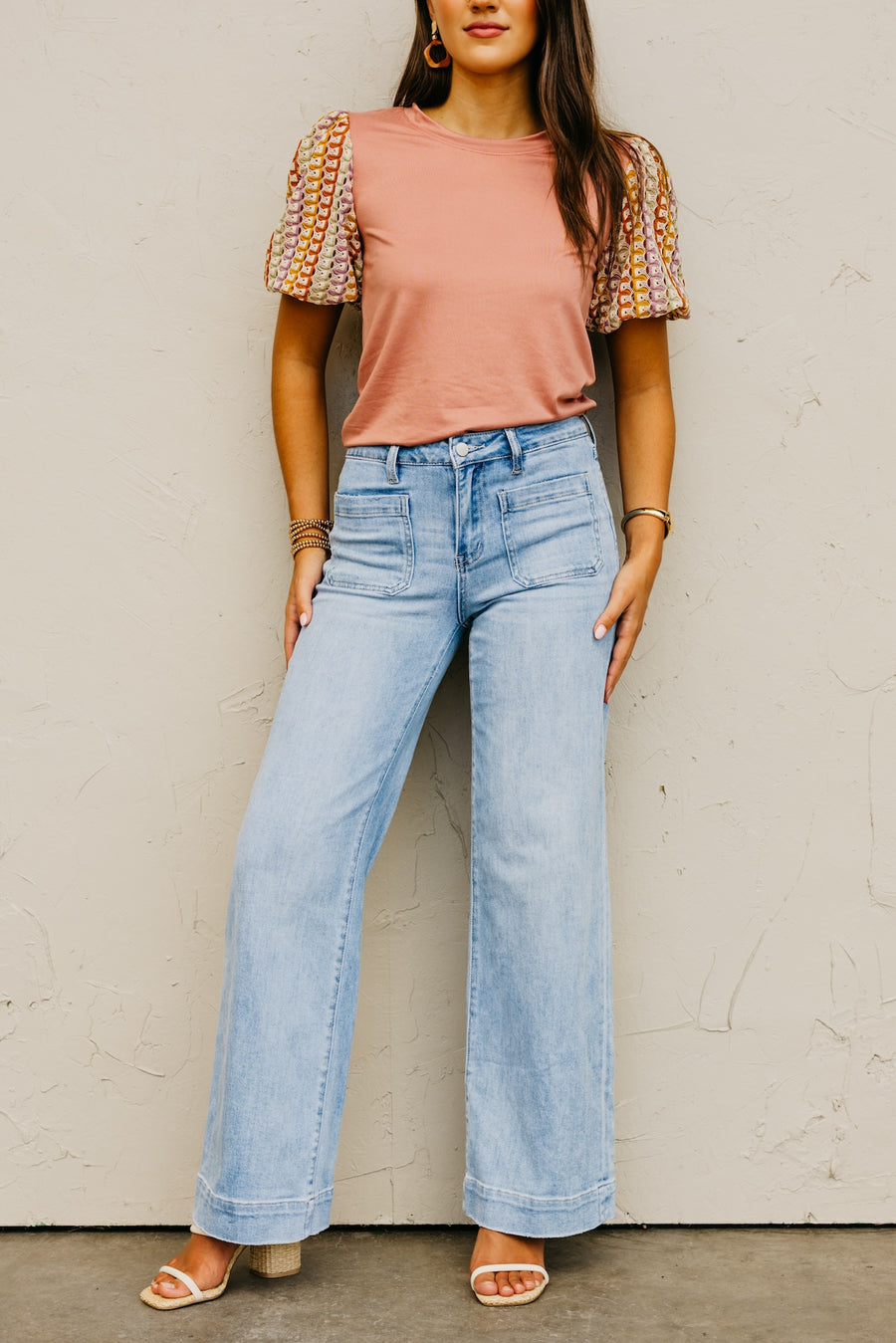 Flying Monkey | The Sara Patch Pocket Trouser Denim