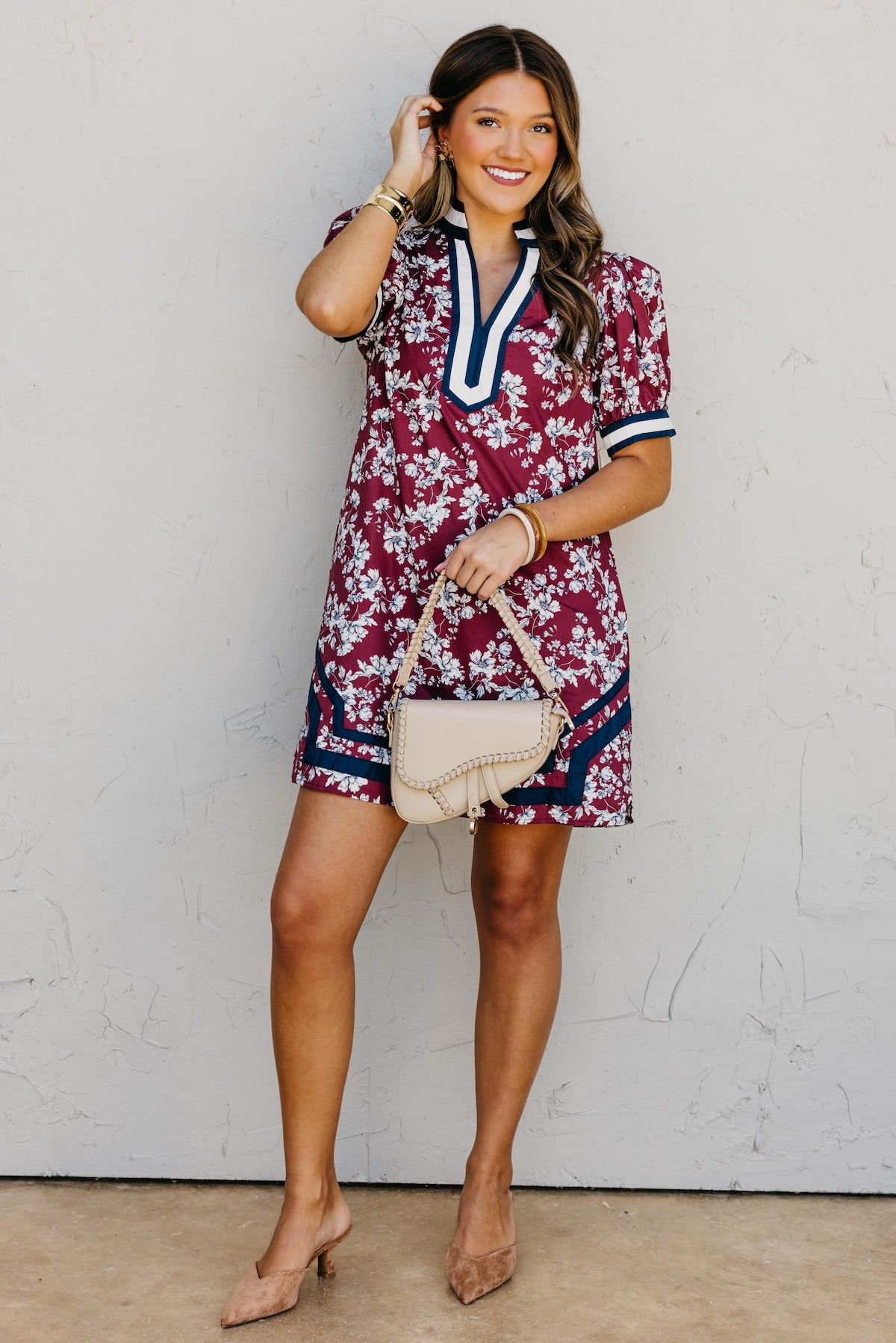 The Henzley Floral Mini Dress