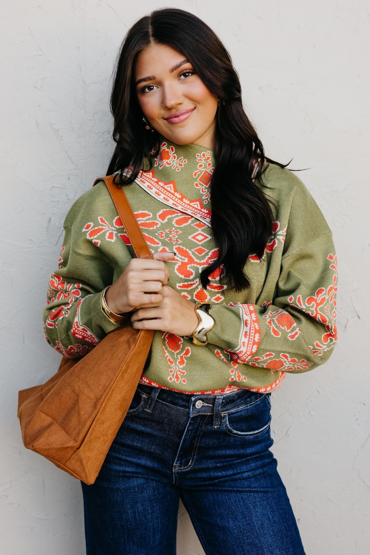 The Gwen Print Sweater