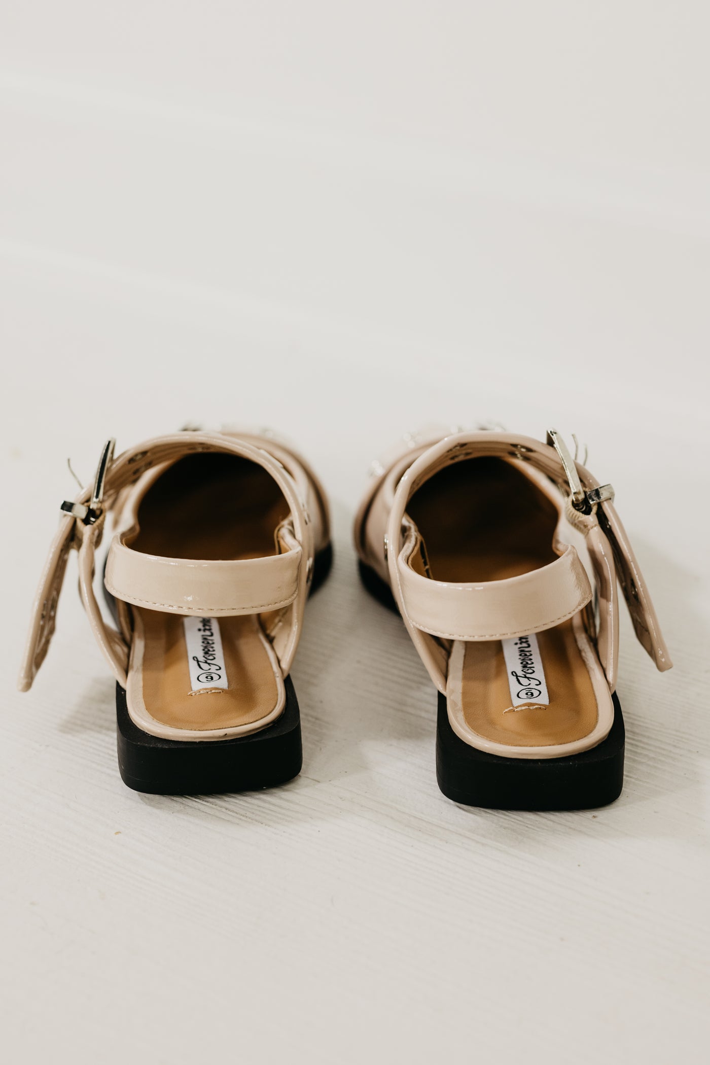 The Rivets Pointed Toe Slingback Flat