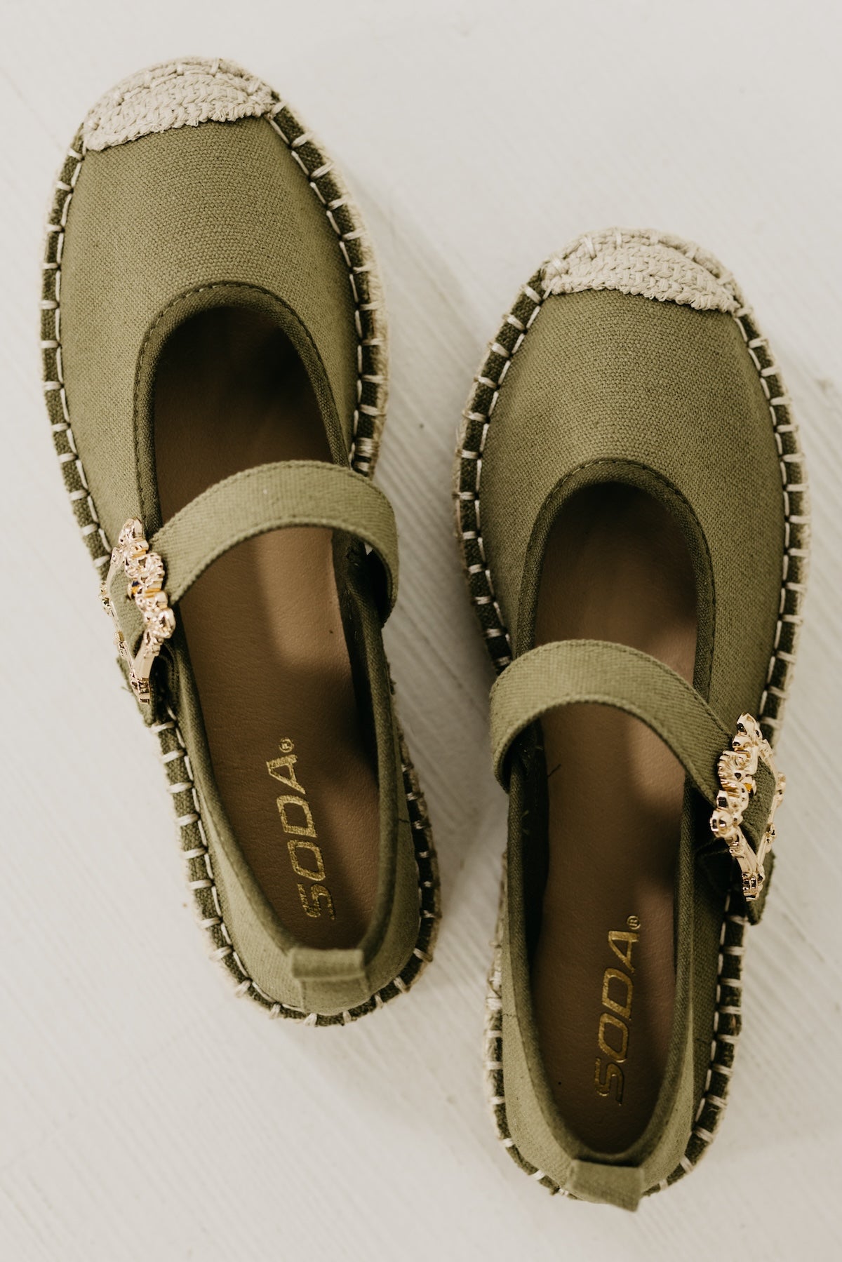 The Wynna Espadrille Mary Jane Flats