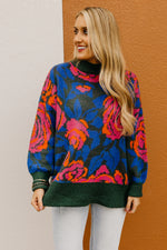 The Aryanna Floral Sweater