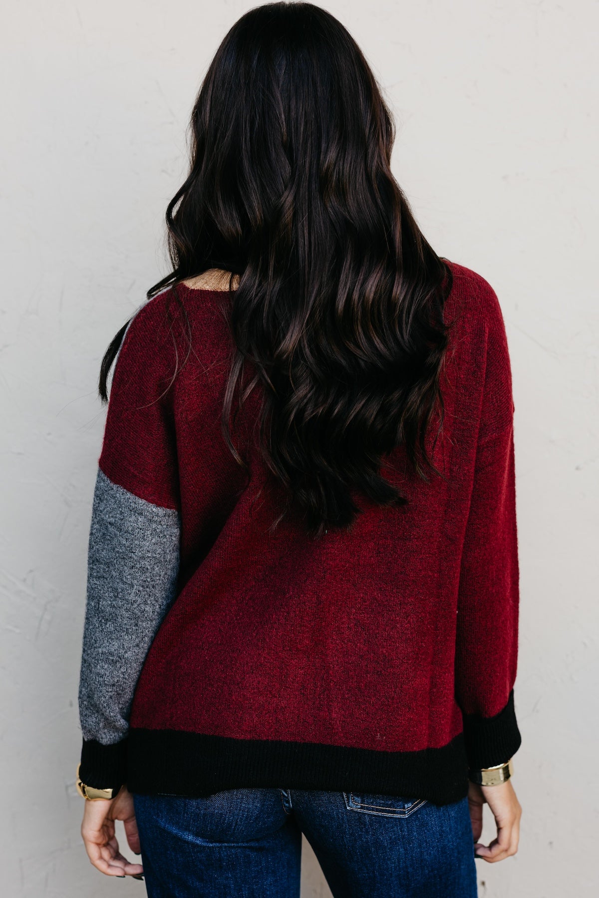 The Wendi Colorblock Knit Sweater