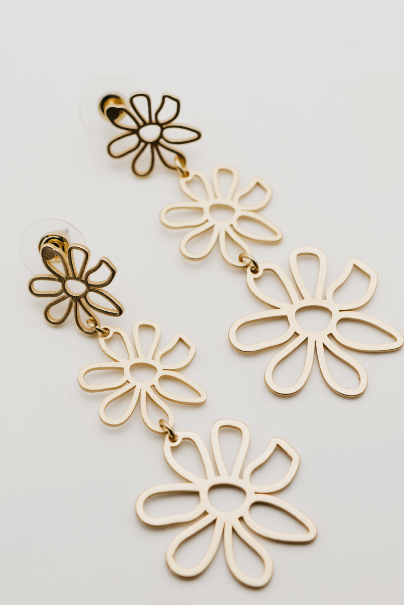 The Brixton Floral Drop Earring