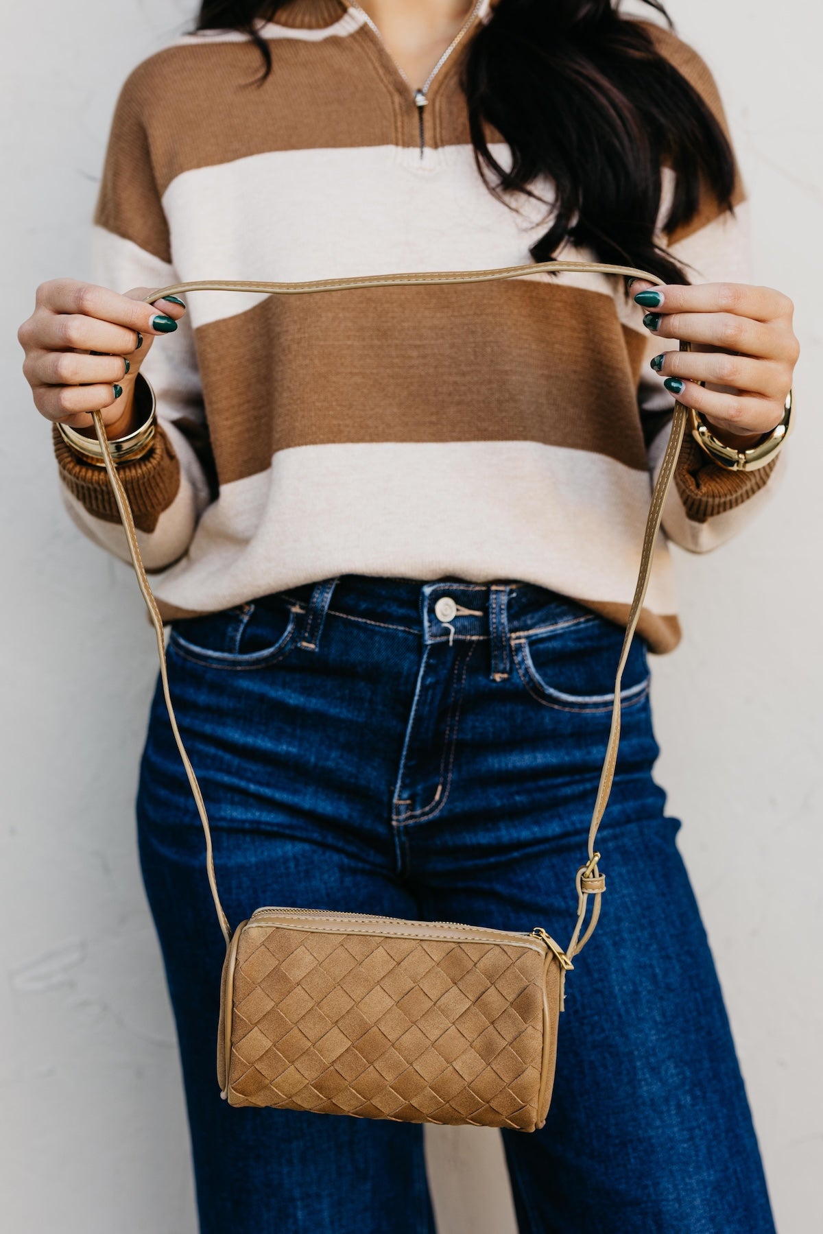 The Selah Woven Shoulder Bag