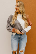The Ayva Color Block Sweater