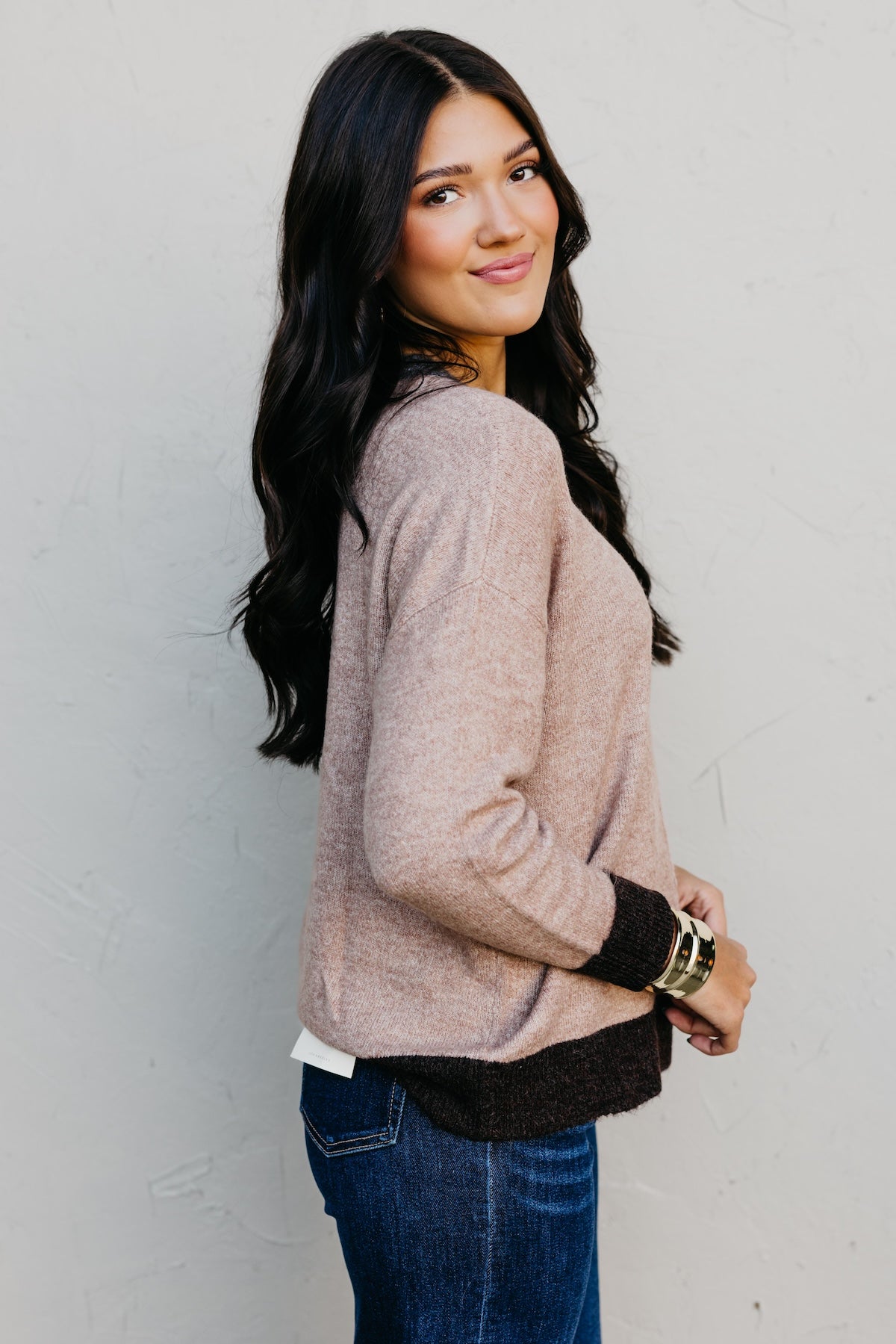 The Wendi Colorblock Knit Sweater