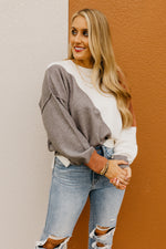 The Ayva Color Block Sweater