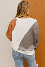 The Ayva Color Block Sweater