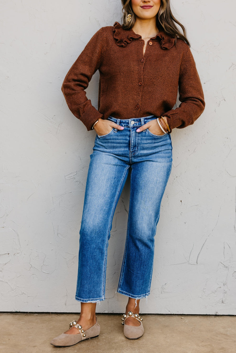Vervet Denim | The Romeo High Rise Ankle Straight Denim