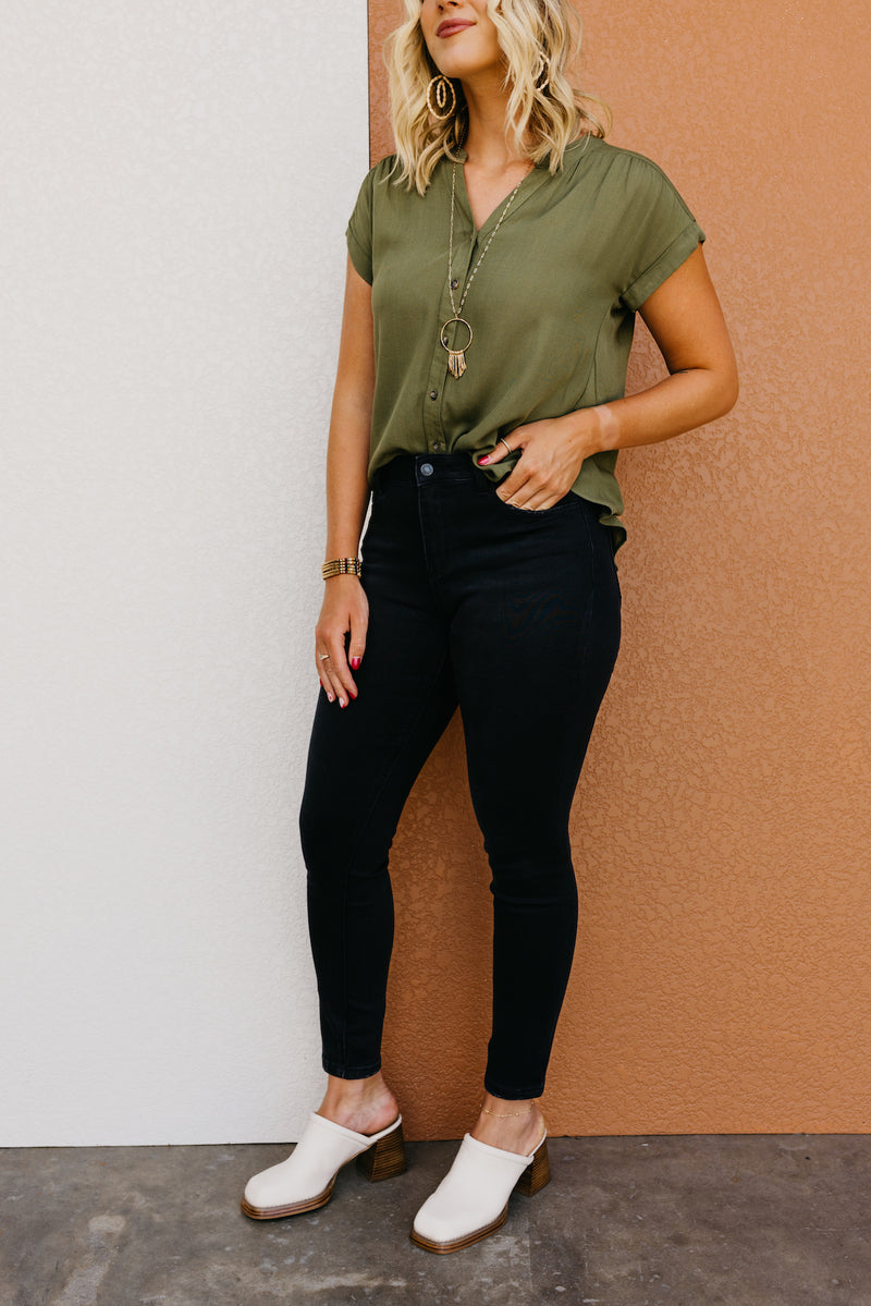 Lovervet By Vervet Denim | The Kareem Mid Rise Skinny Jeans