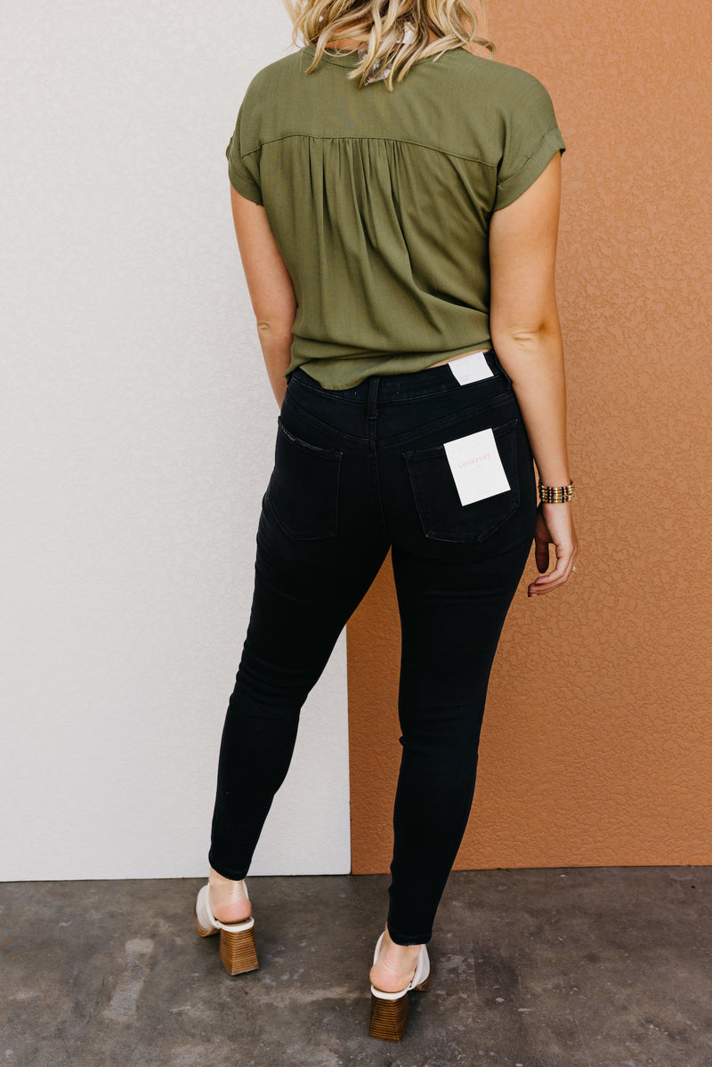 Lovervet By Vervet Denim | The Kareem Mid Rise Skinny Jeans