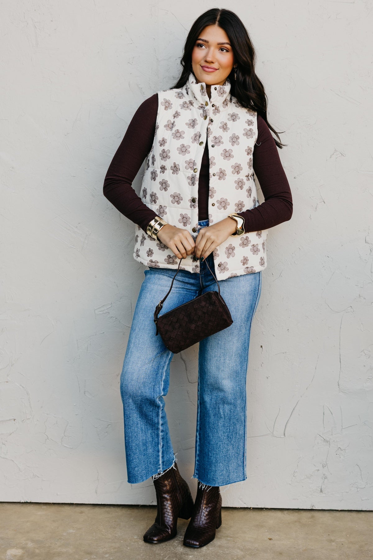 The Analia Floral Vest