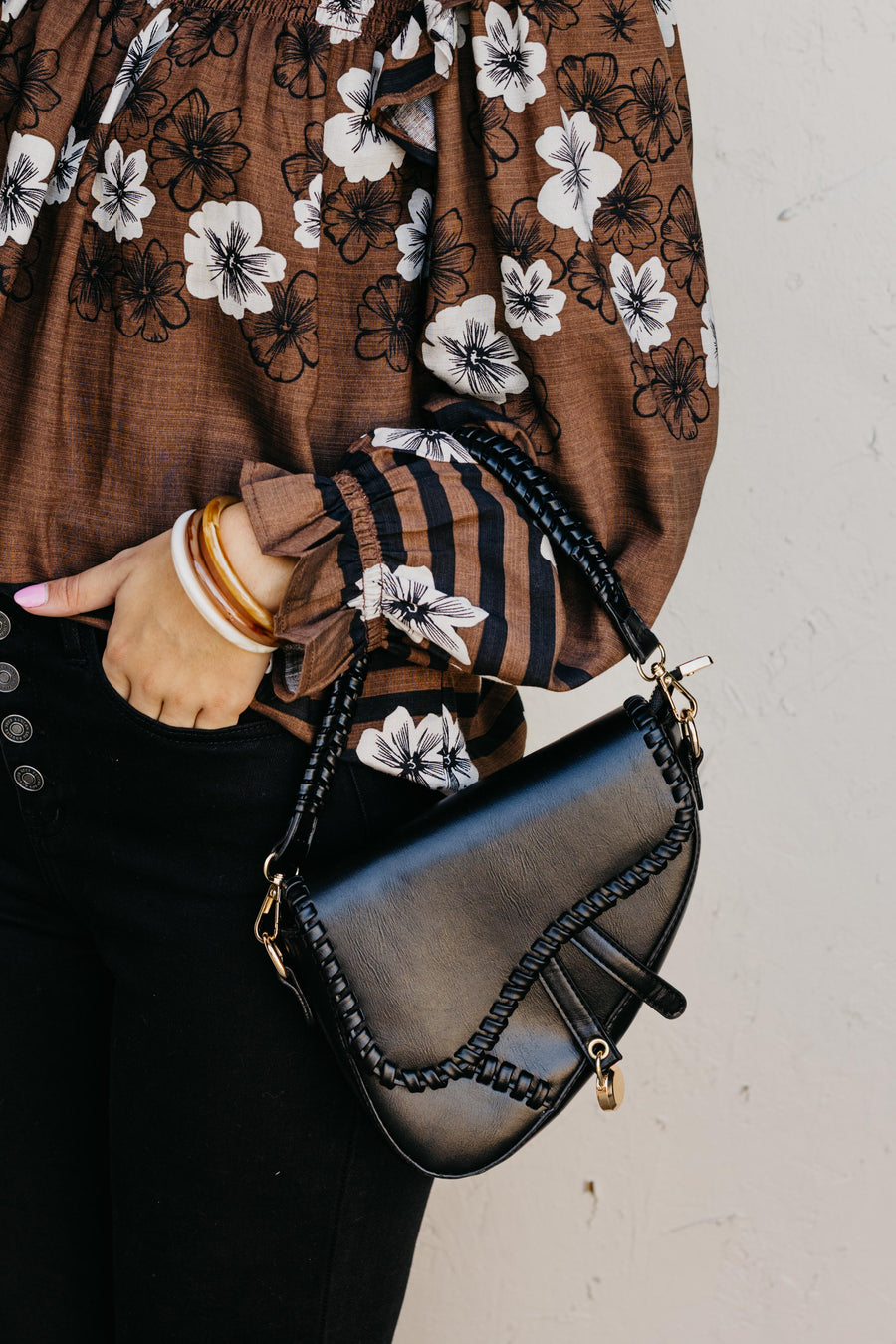 The Phelia Saddle Crossbody Handbag