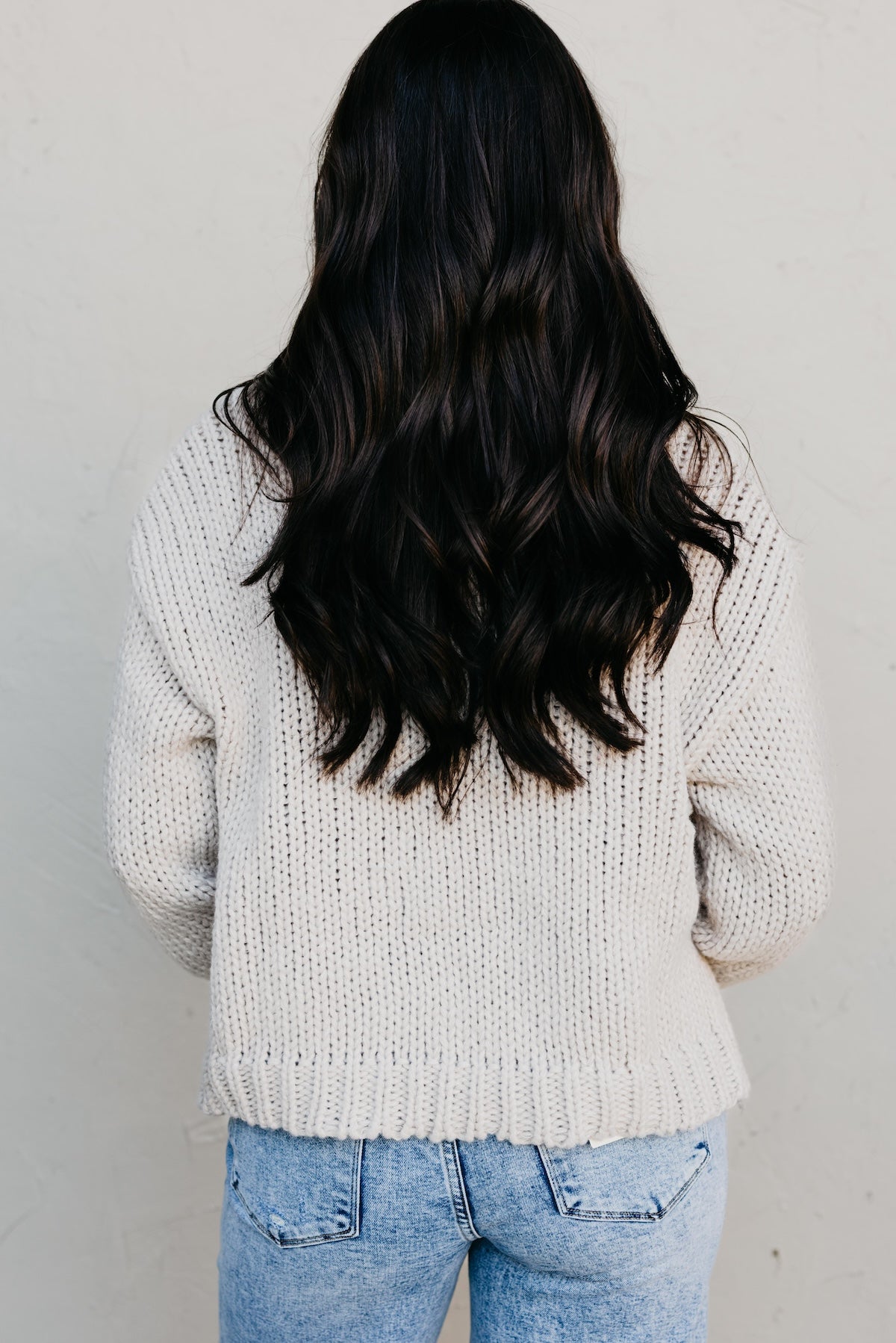 The Faye Argyle Pattern Chunky Sweater