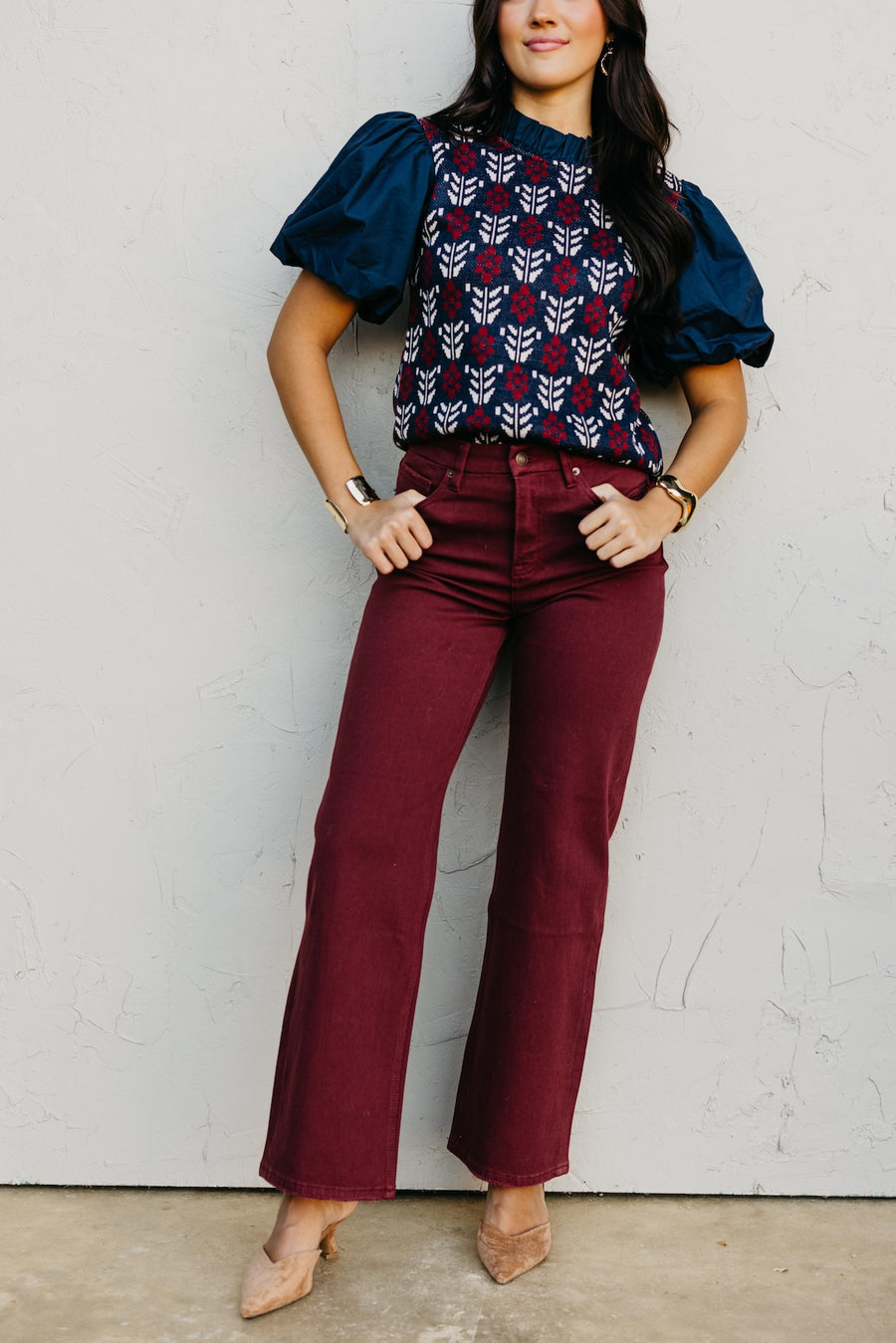 Mica Denim | High Rise Wide Leg Denim