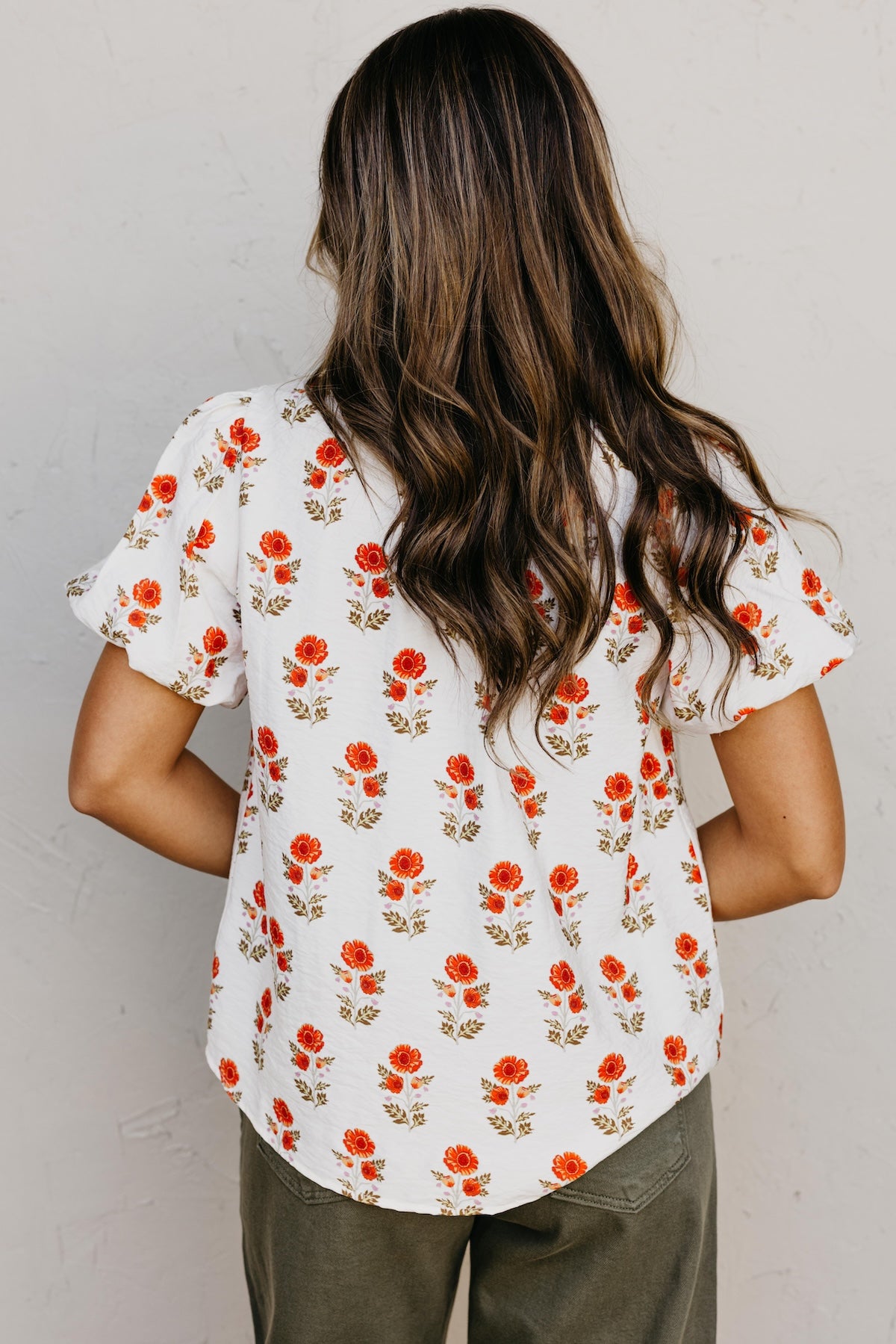 The Gratsgie Floral Woven Blouse