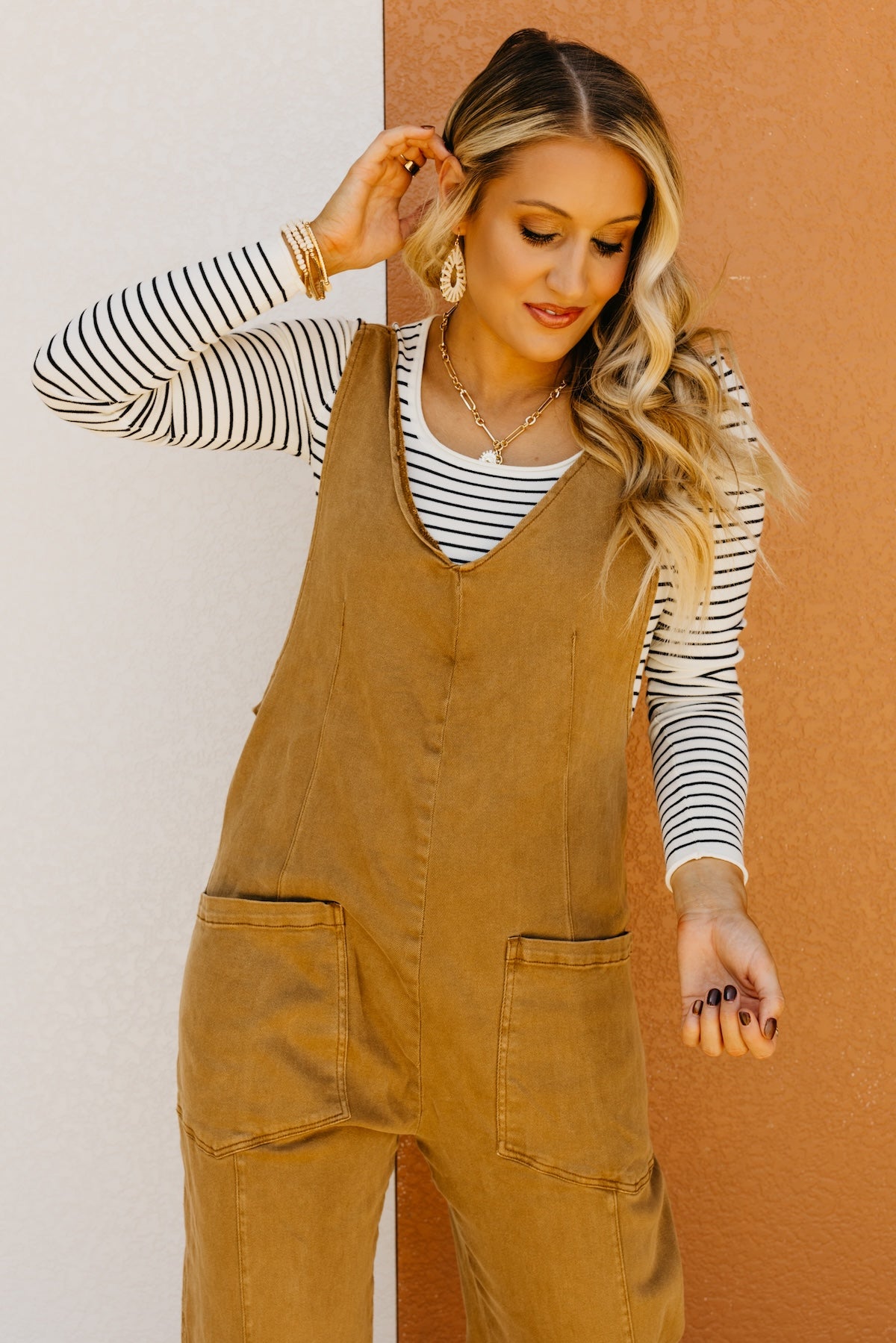 The Holland Adjustable Denim Jumpsuit