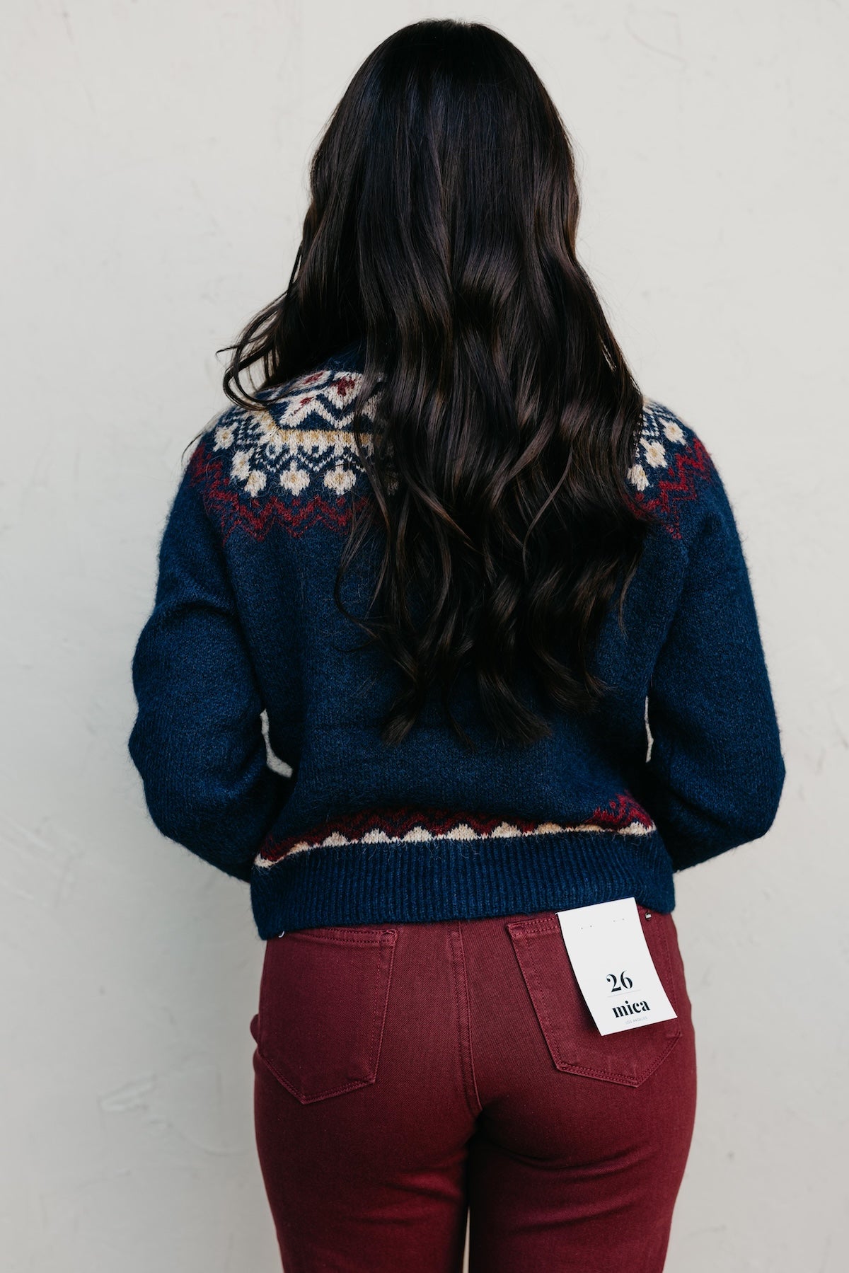 The Judy Faire Isle Toggle Button Cardigan | MOD Boutique