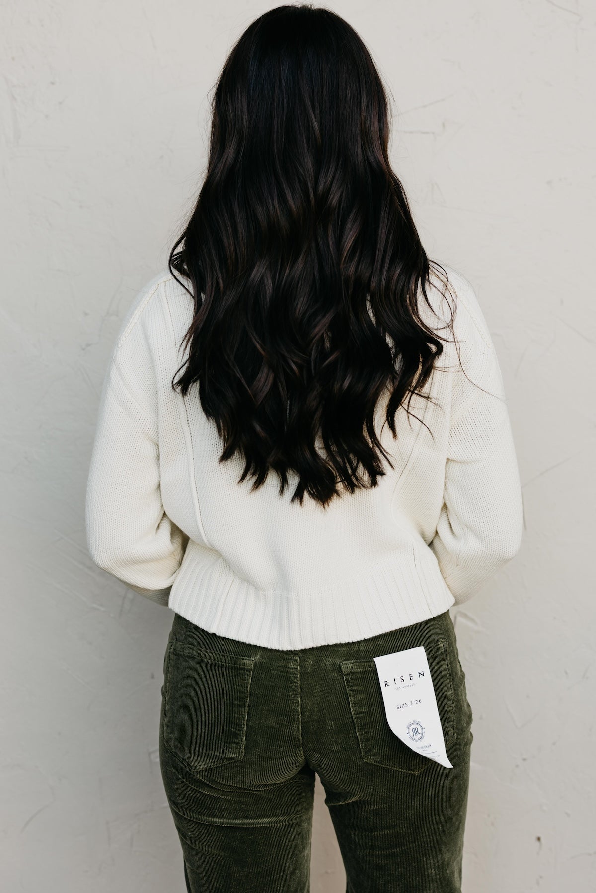 The Abby Reverse Seam High Neck Sweater