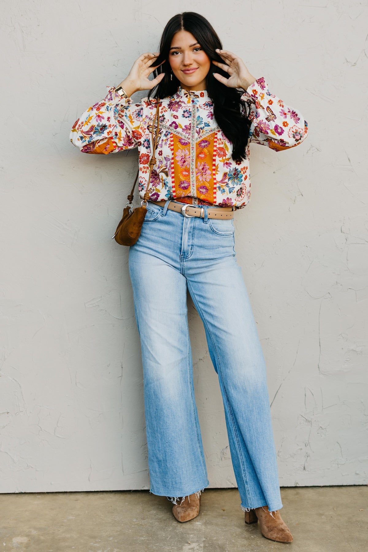 The Isabella Floral Woven Top