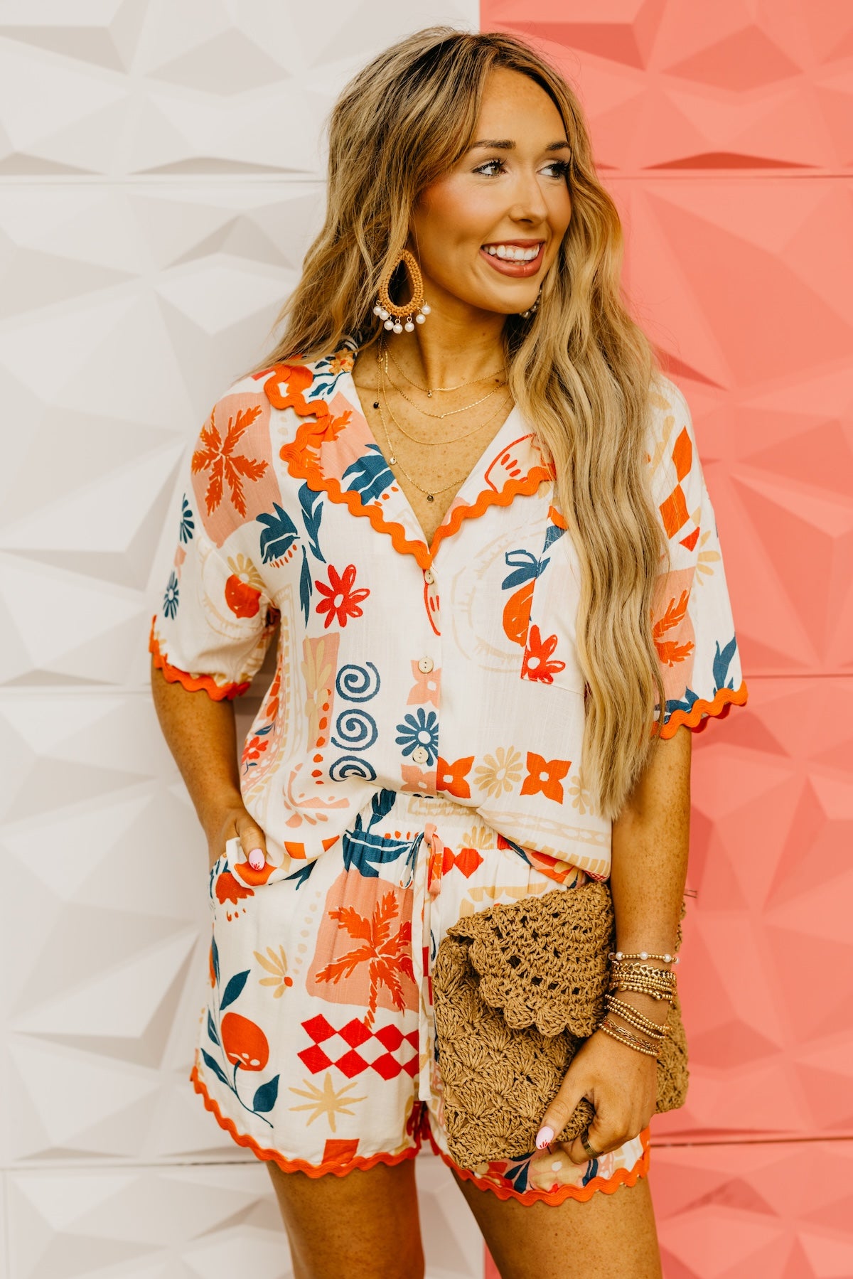 The Rowen Floral And Fruit Shirt