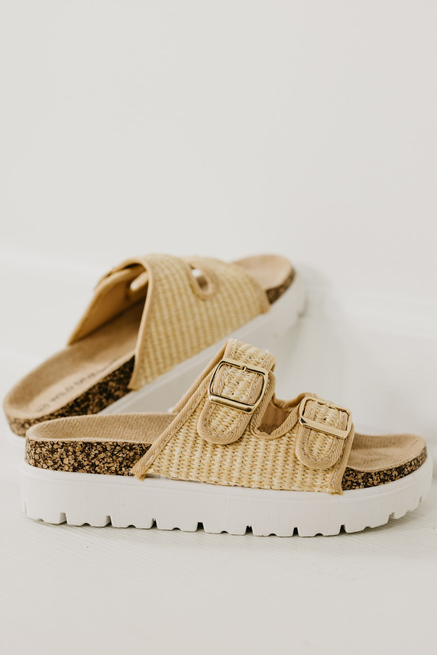 The Joonie Chunky Double Strap Sandal