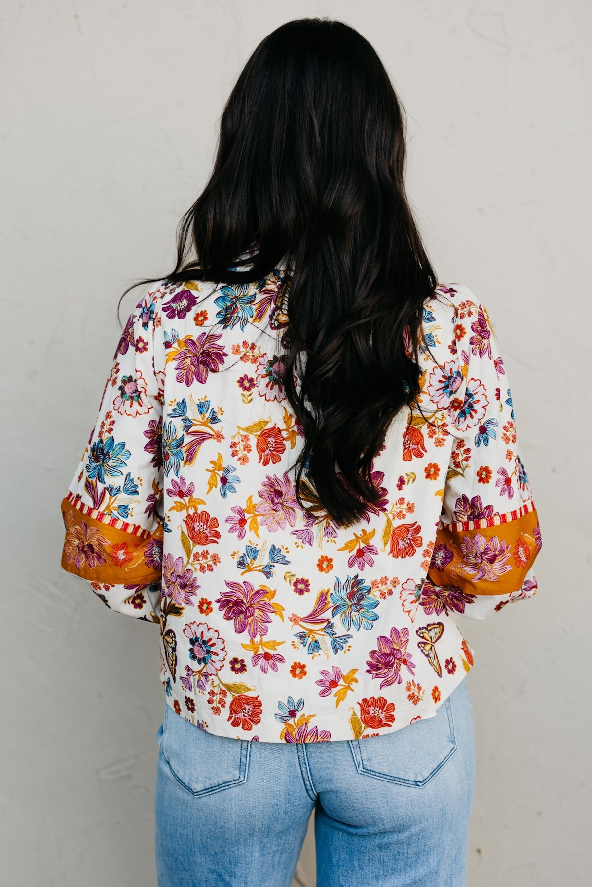 The Isabella Floral Woven Top