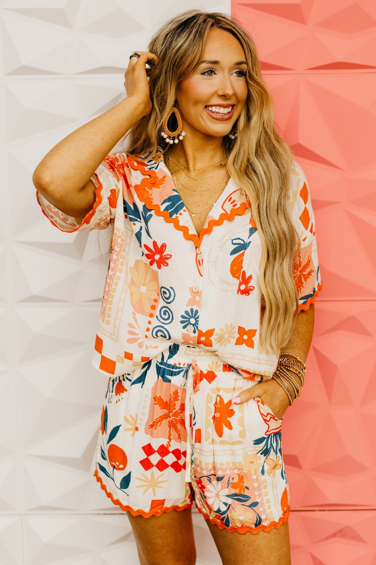 The Rowen Floral And Fruit Shirt