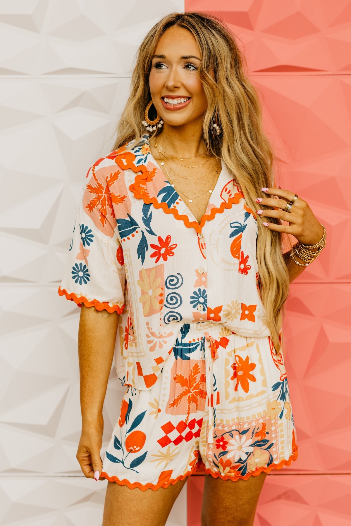 The Rowen Floral And Fruit Shirt