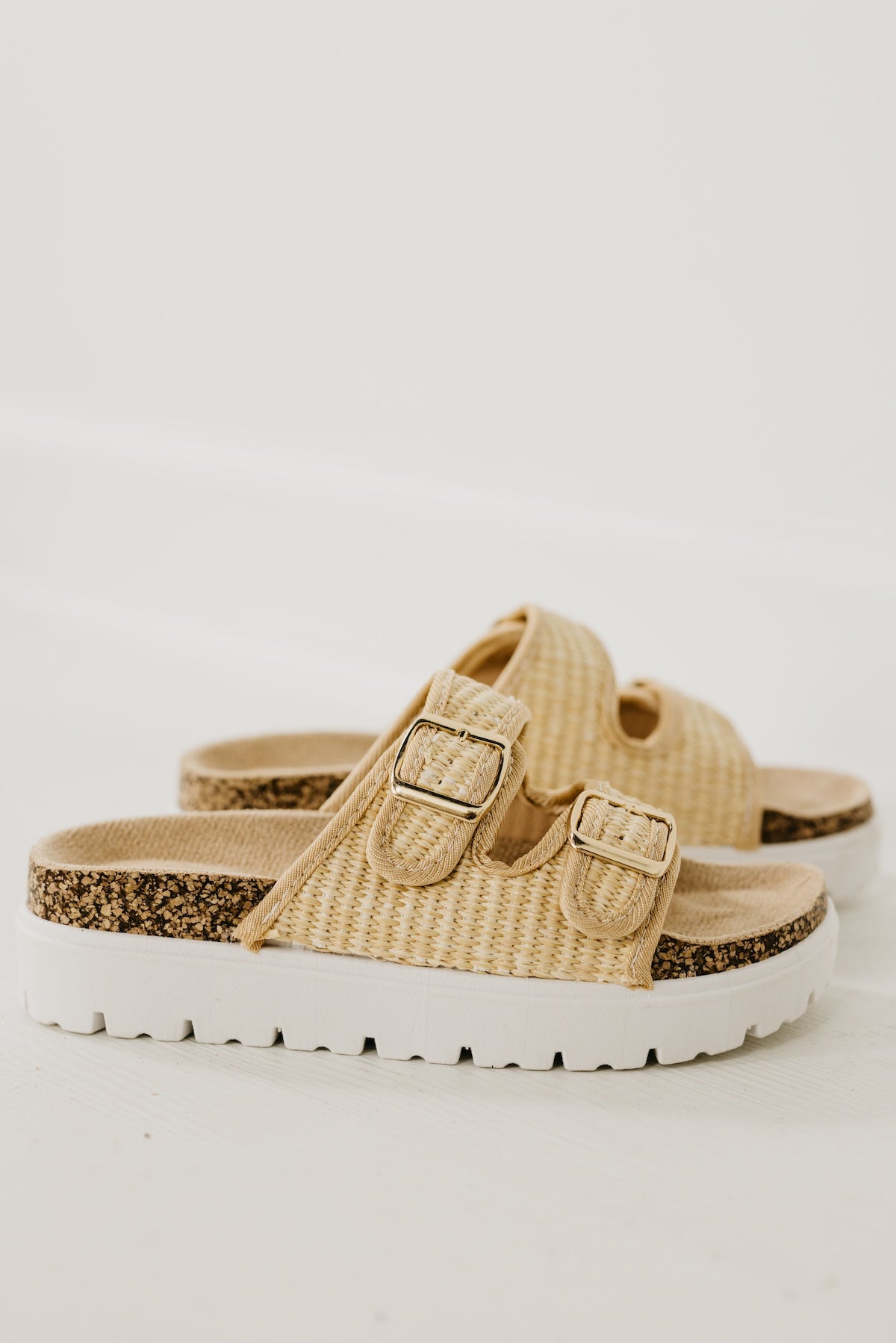 The Joonie Chunky Double Strap Sandal