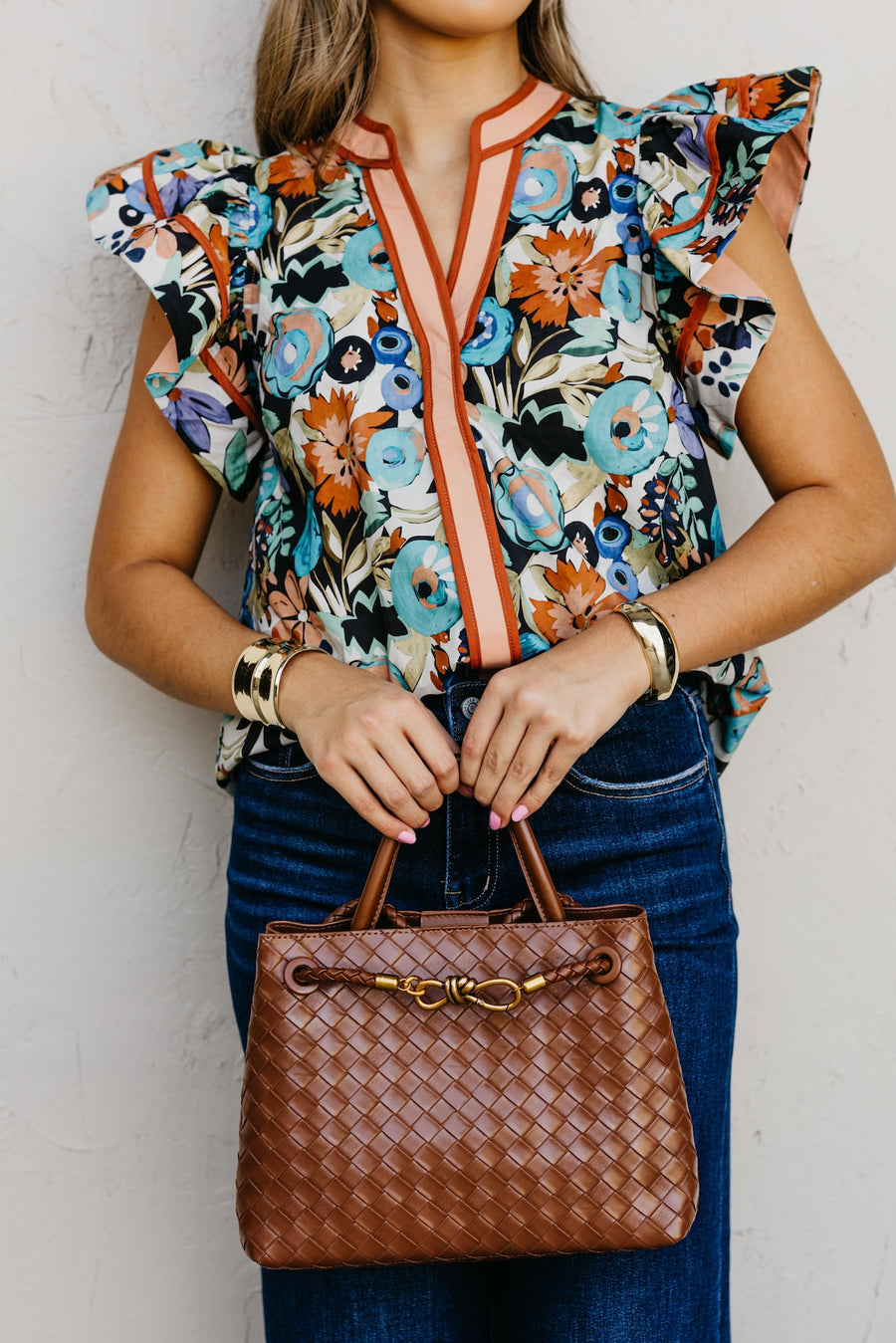 The Xavier Woven Knot Bag